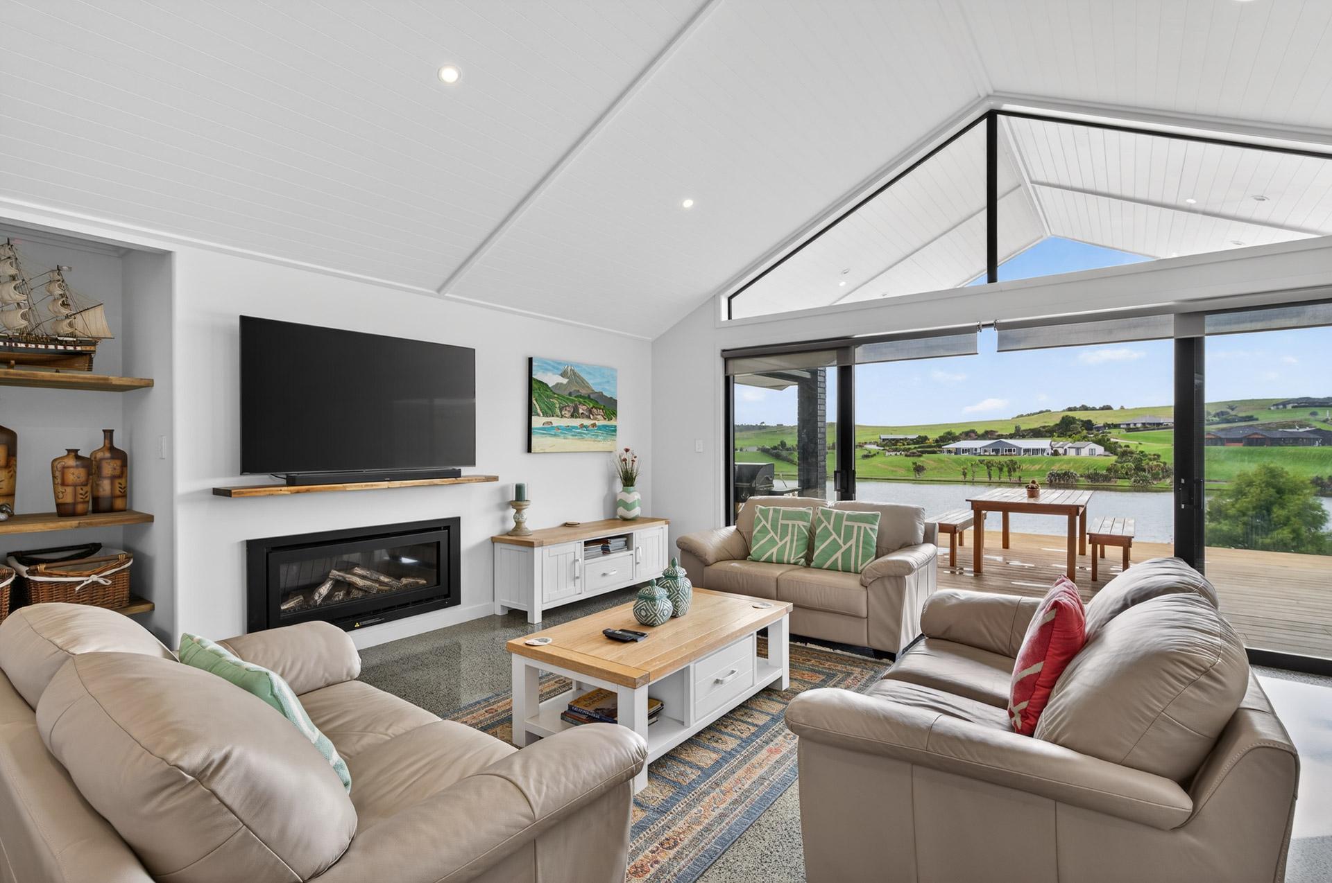 Tuis By The Lake, Mangawhai, Mangawhai Heads, beach, surf, estuary