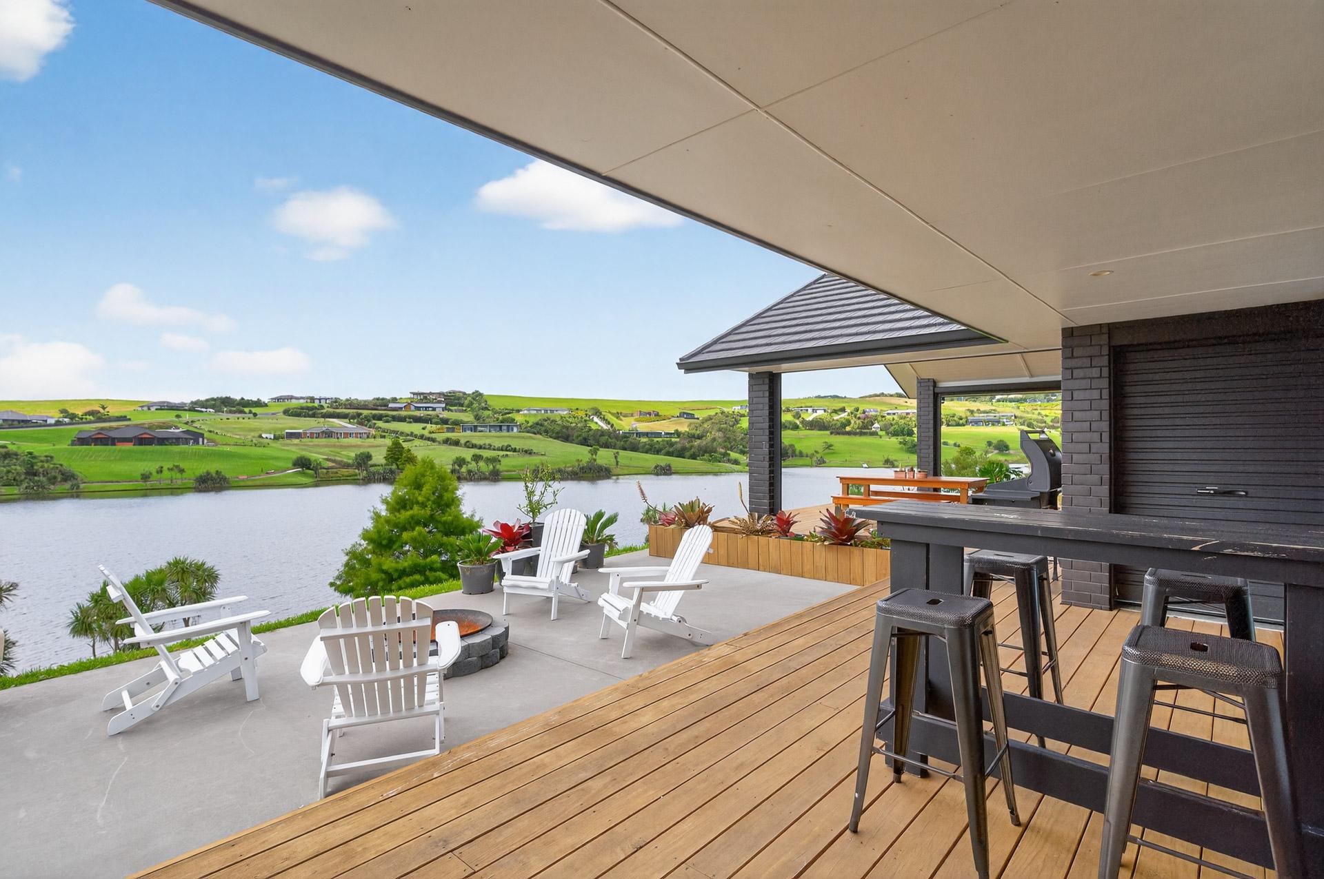 Tuis By The Lake, Mangawhai, Mangawhai Heads, beach, surf, estuary